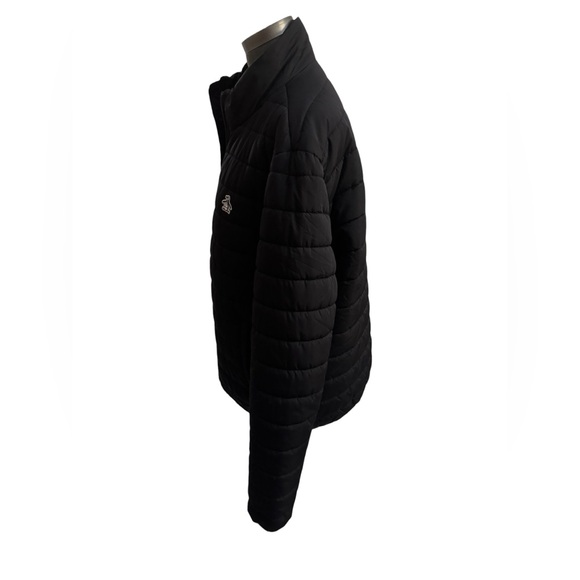 Original Penguin Quilted Puffer Jacket Black Men’s Large - Picture 4 of 12